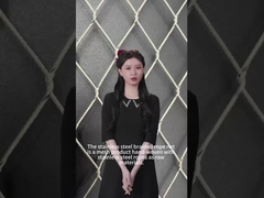 Redes de cordas trançadas de aço inoxidável