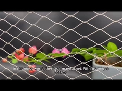 Quais são as especificações da rede de cabos de aço inoxidável