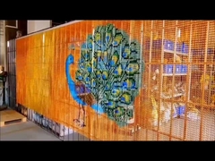 Cortina de cadeias de alumínio