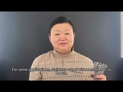 Rede de aviário de cordas de aço inoxidável de ferro de diamante