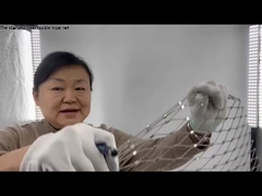 A rede de corda de fivela de aço inoxidável