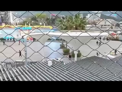 A rede de corda de aço inoxidável para proteção na área cênica