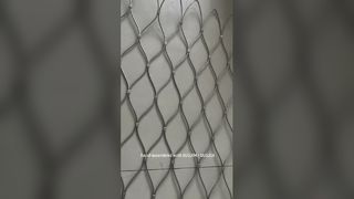 Rede de cabo de aço inoxidável de laço duplo