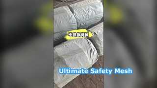 Malha de corda de aço inoxidável forte para segurança e estilo